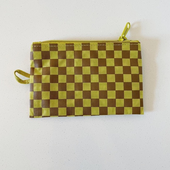 BAGGU Handbags - Baggu Flat Pouch Small Size Jewel Checks NWOT